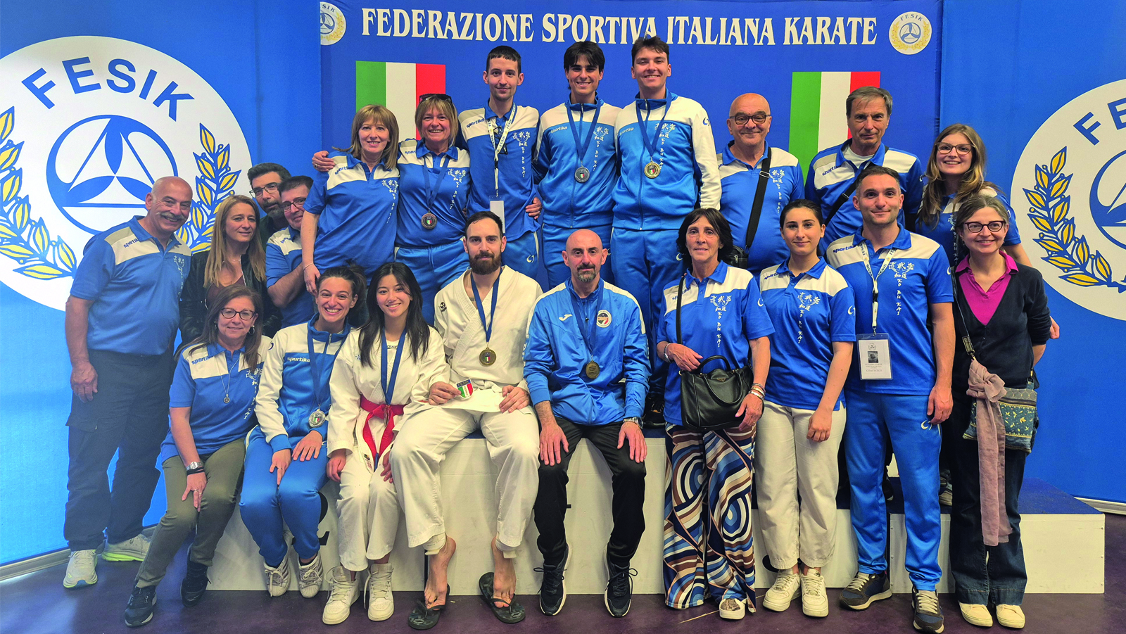 Gli allievi della Kobukai Genova