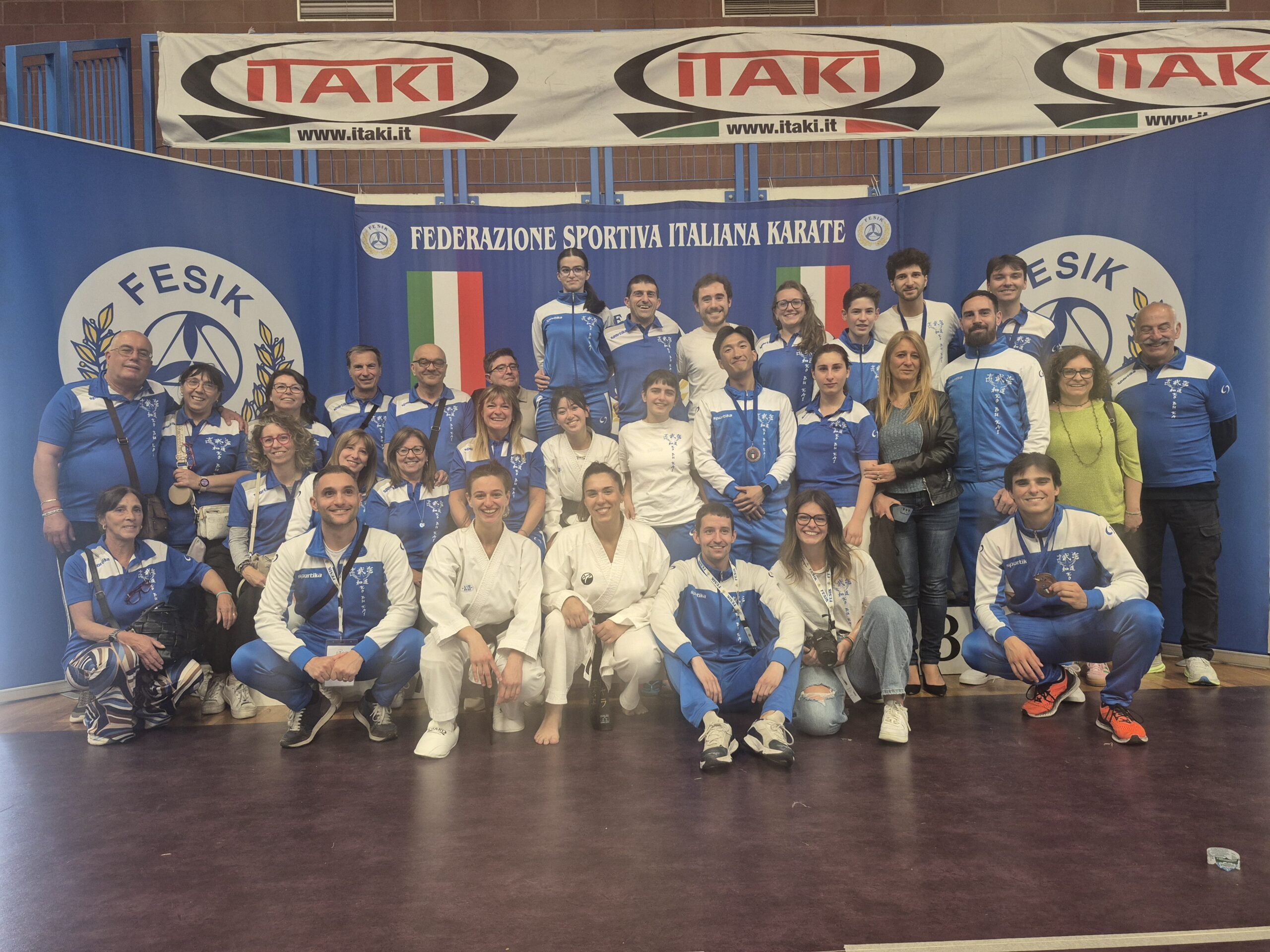 Gli allievi della Kobukai Genova